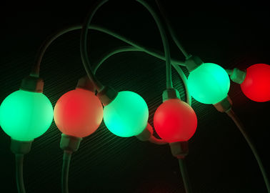 Bola del pixel del RGB LED del material del PVC 0,028 amperios de 25 a todo color Triklits direccionable