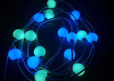 Bola del pixel del RGB LED del material del PVC 0,028 amperios de 25 a todo color Triklits direccionable