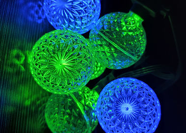 Luces de la Navidad de la ejecución de la prenda impermeable del PVC 0,028 amperios 0,336 vatios de ahorro de energía