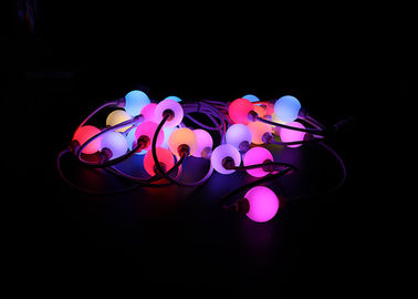 Diámetro tamaño pequeño a todo color del alto brillo 42m m de la bola del pixel de SMD5050 DC 12V LED