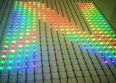 Luces elegantes de la secuencia de la malla del control de las luces de hadas de la malla de la red del uso LED del acontecimiento del día de fiesta