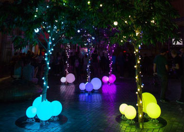 Luces al aire libre ahorros de energía comerciales de la esfera del alto brillo LED del globo de la luz del RGB