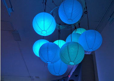 Globo de la luz del RGB de la prenda impermeable del PVC que cuelga el tamaño modificado para requisitos particulares 500m m disponible