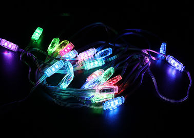 El guijarro al aire libre del RGB de la prenda impermeable enciende 12V DC que EL CE Rohs de la baja tensión certificó
