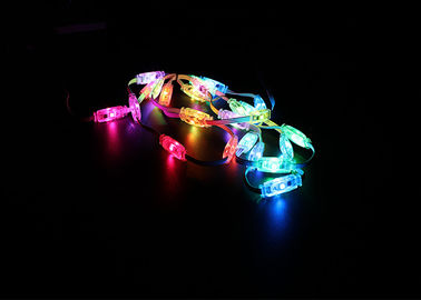 El guijarro del PVC SMD5050 RGB enciende 0,028 amperios de alta de Brigtness decoración del parque temático