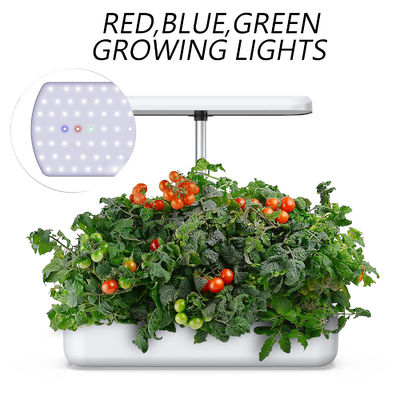 El plantador hidropónico elegante del jardín del jardín interior de la capacidad 4L del tanque de agua llevó la luz del crecimiento